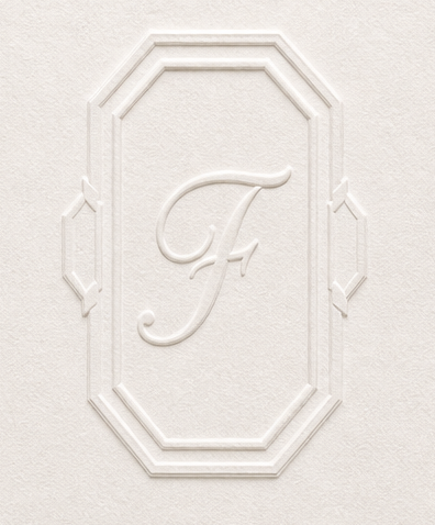 Generated embossed material colorway